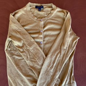 Ann Taylor mustard cardigan
